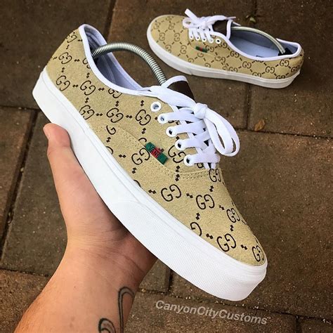 custom gucci vans shoes|Vans special editions.